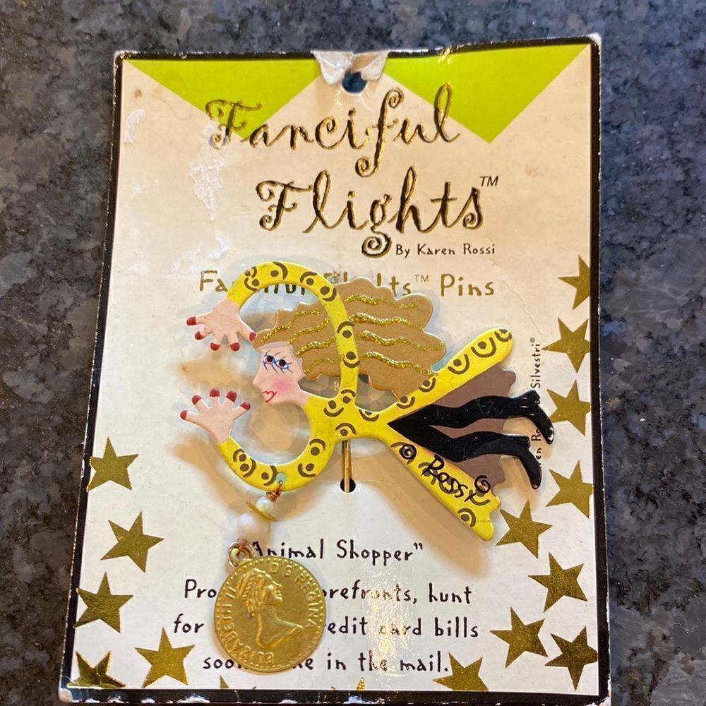 Fanciful Flights Pin Karen Rossi Animal Shopper